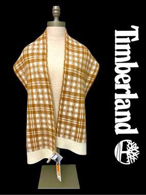NWT✨Timberland Buffalo Plaid Knit Scarf